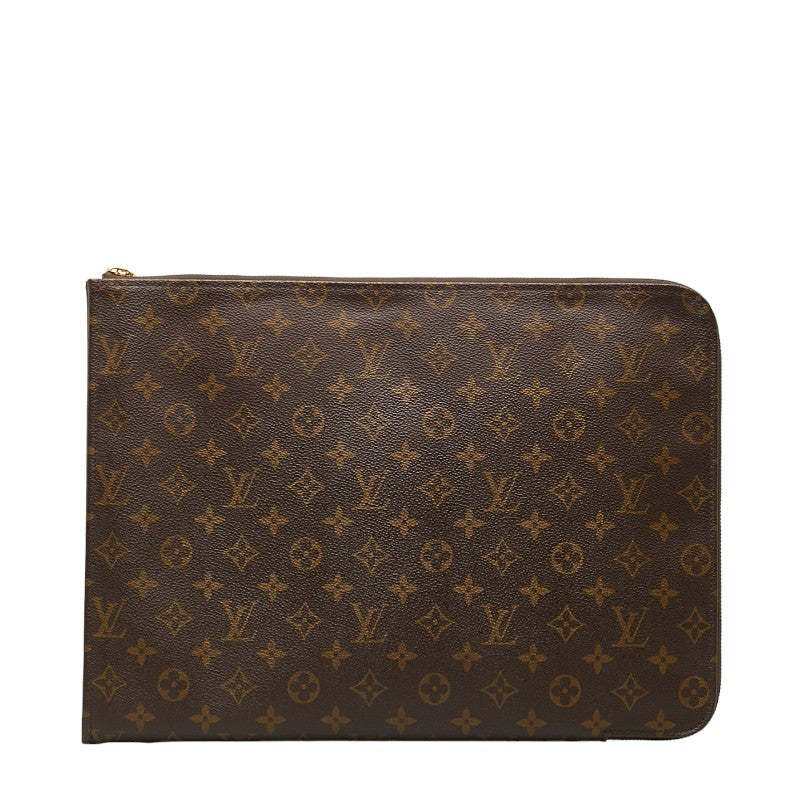 Louis Vuitton Monogram Posh Document  Backpack Briefcase M53456 Brown PVC Leather  Louis Vuitton
