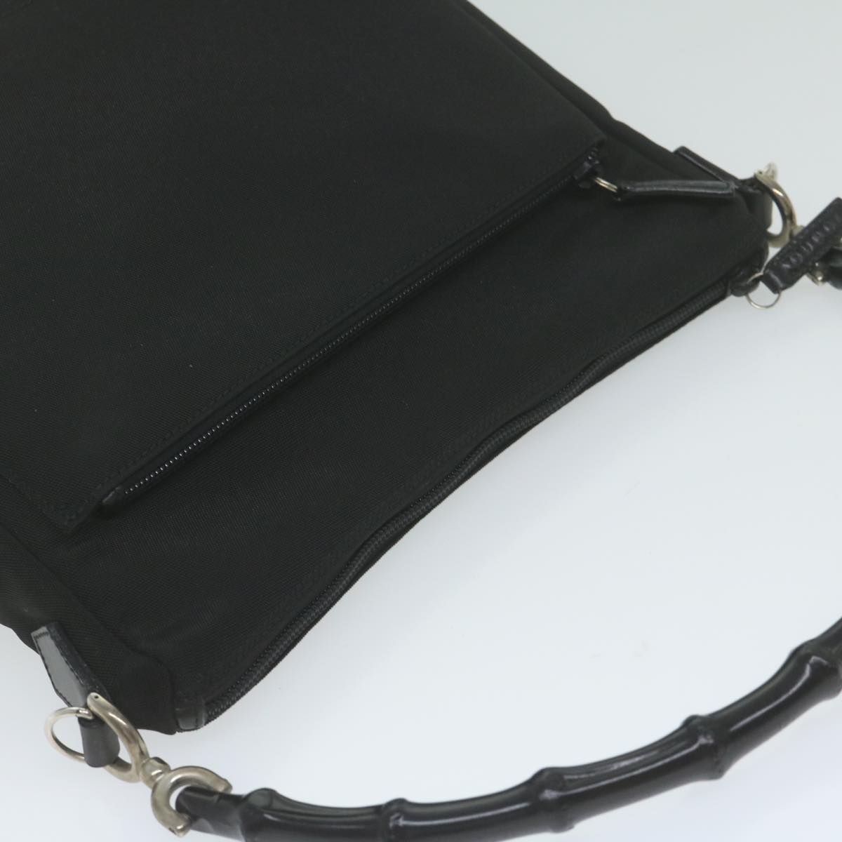 Gucci Bamboo  Canvas Handbag ()