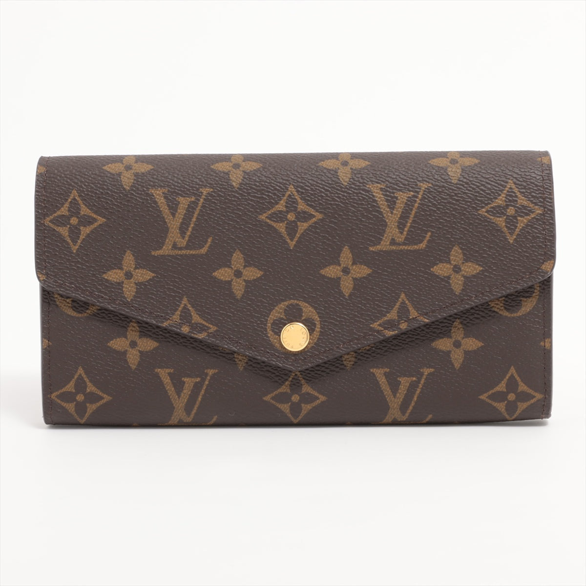 Louis Vuitton Monogram Portefoliosara M60531 Brown Long   Wallet