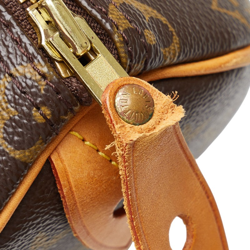Louis Vuitton Monogram Speedy 25 Mini Boston Bag M41528 Brown PVC Leather  Louis Vuitton