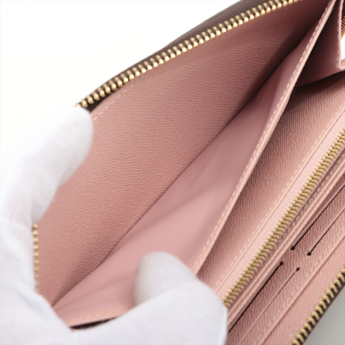 Louis Vuitton Monogram  Wallet M41894 Rose Valerie Round Zip Wallet