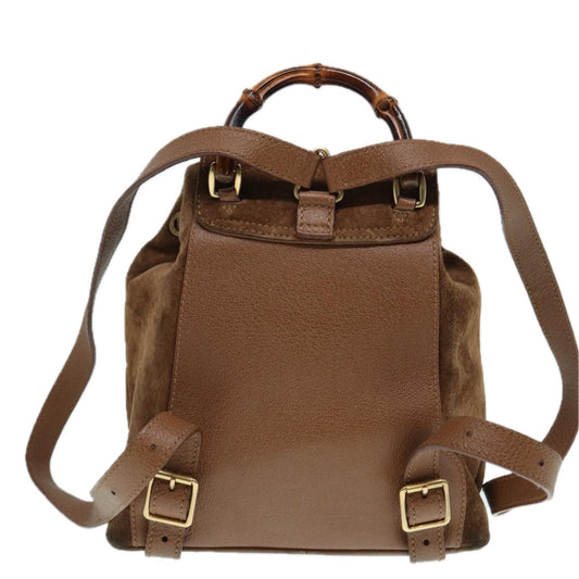 Luxury Gucci Trending 2025 Bamboo  Suede Backpack Bag