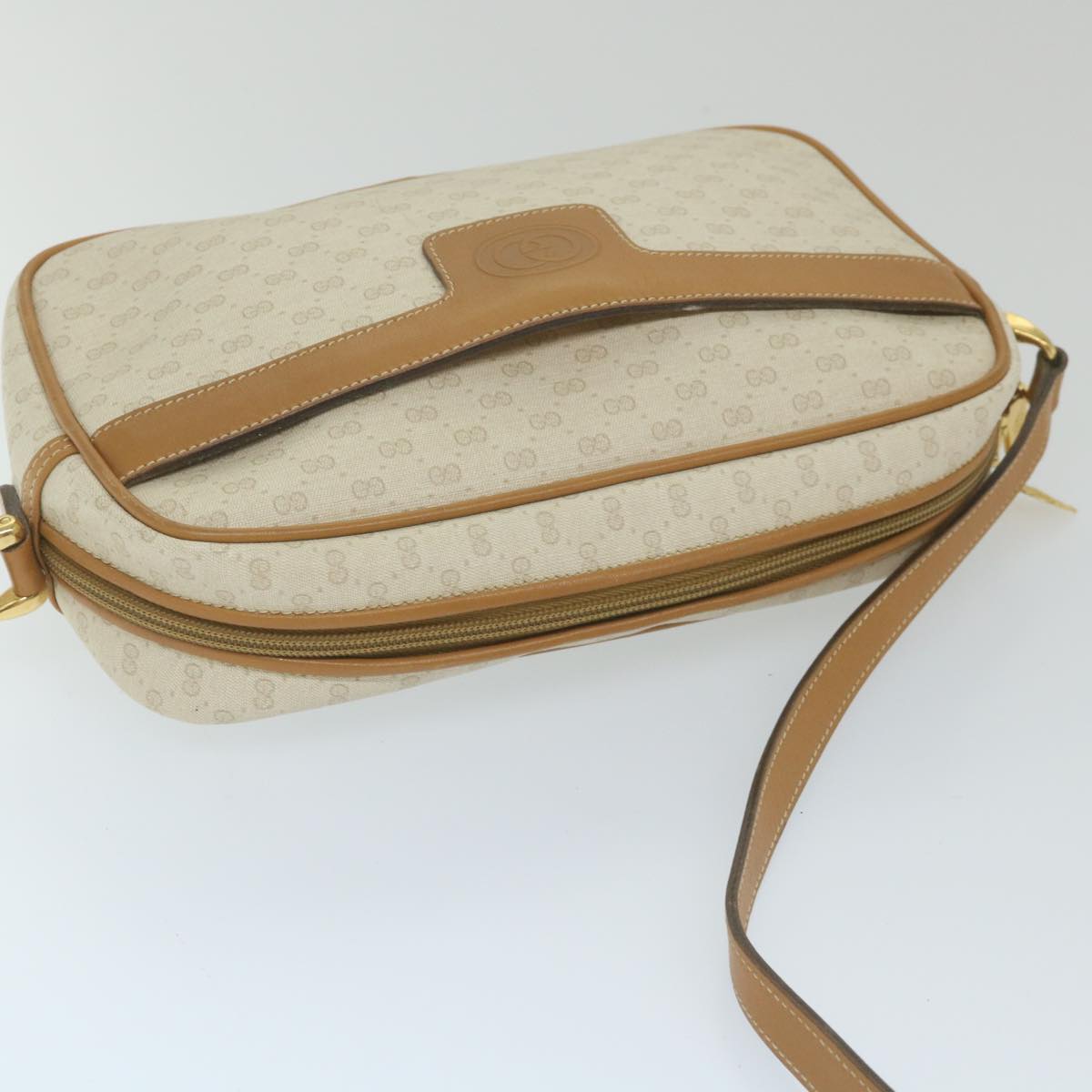 Luxury Gucci Trending 2025 Micro Small Gg Canvas  Canvas Shoulder Bag ()