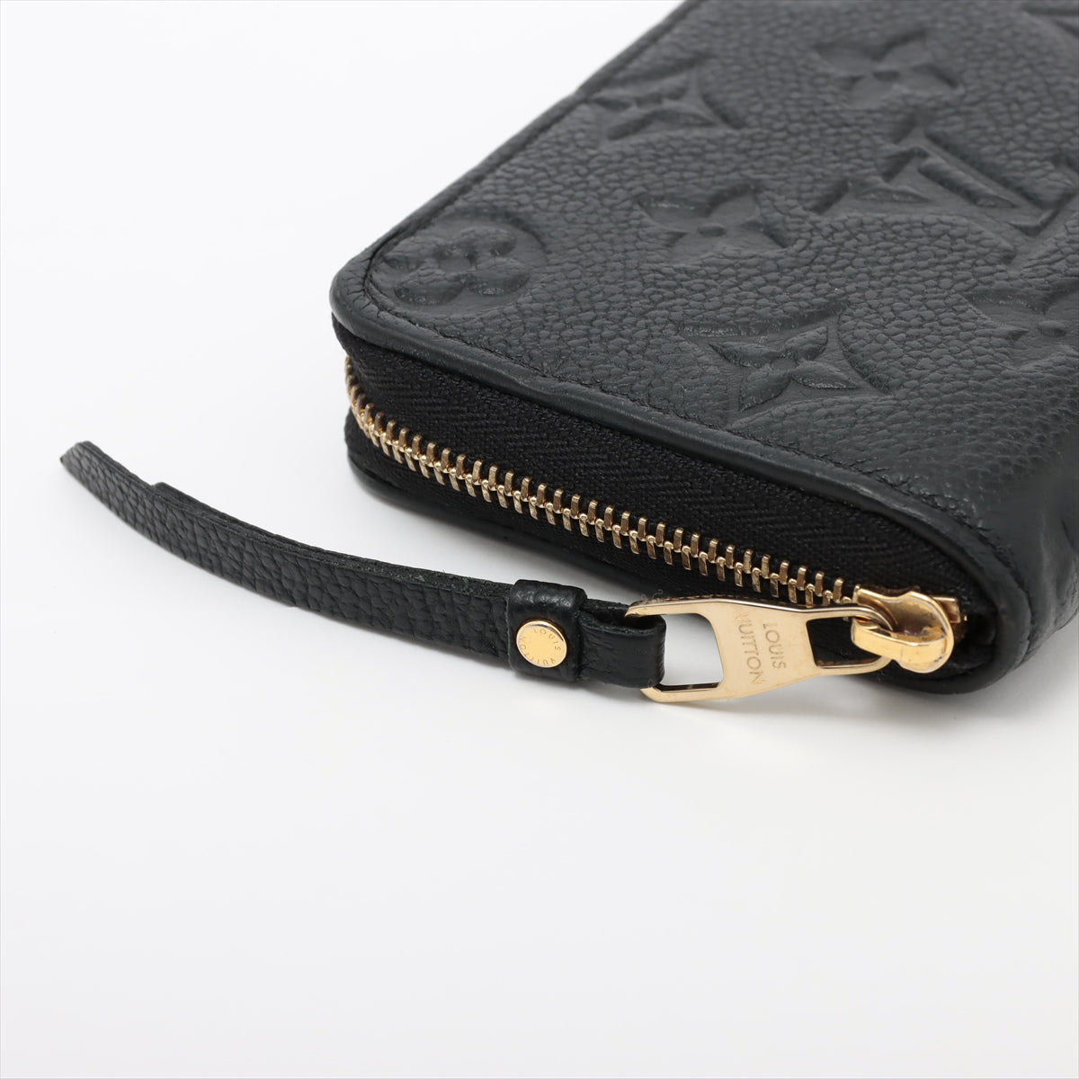 Louis Vuitton Monogram Amplant Zippyr Coin Pass M60574 Black Coin Case