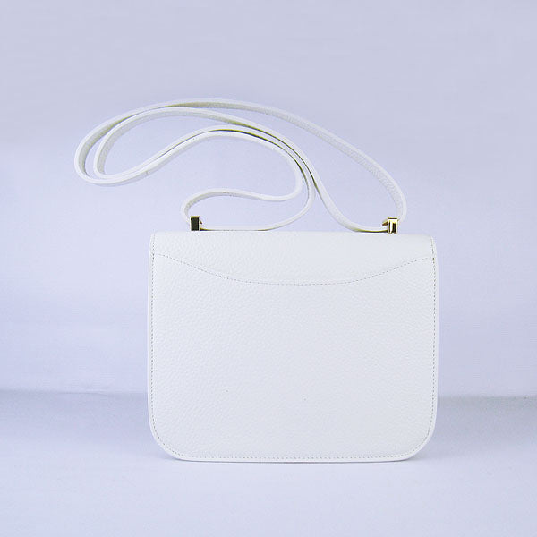 Luxury Hermes Constance Cowskin Leather Bag H017 beige golden
