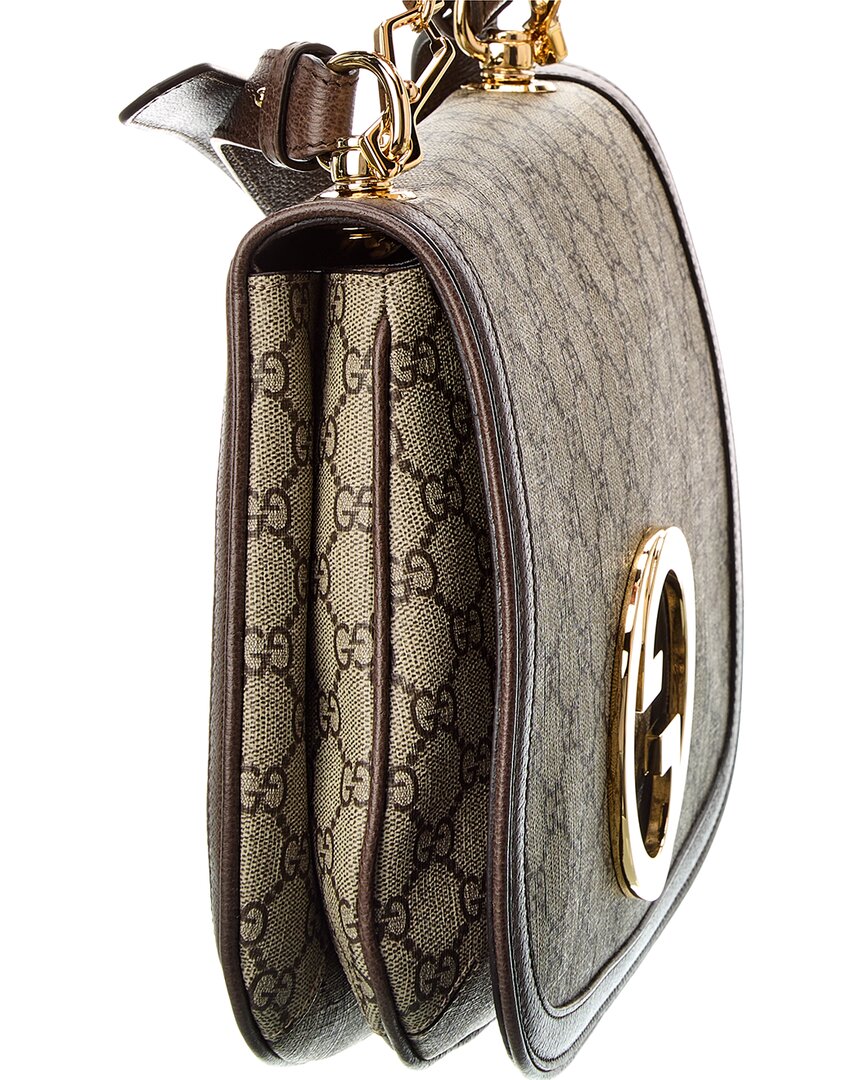 Luxury Gucci Trending 2025 Blondie Medium GG Supreme Canvas & Leather Bag