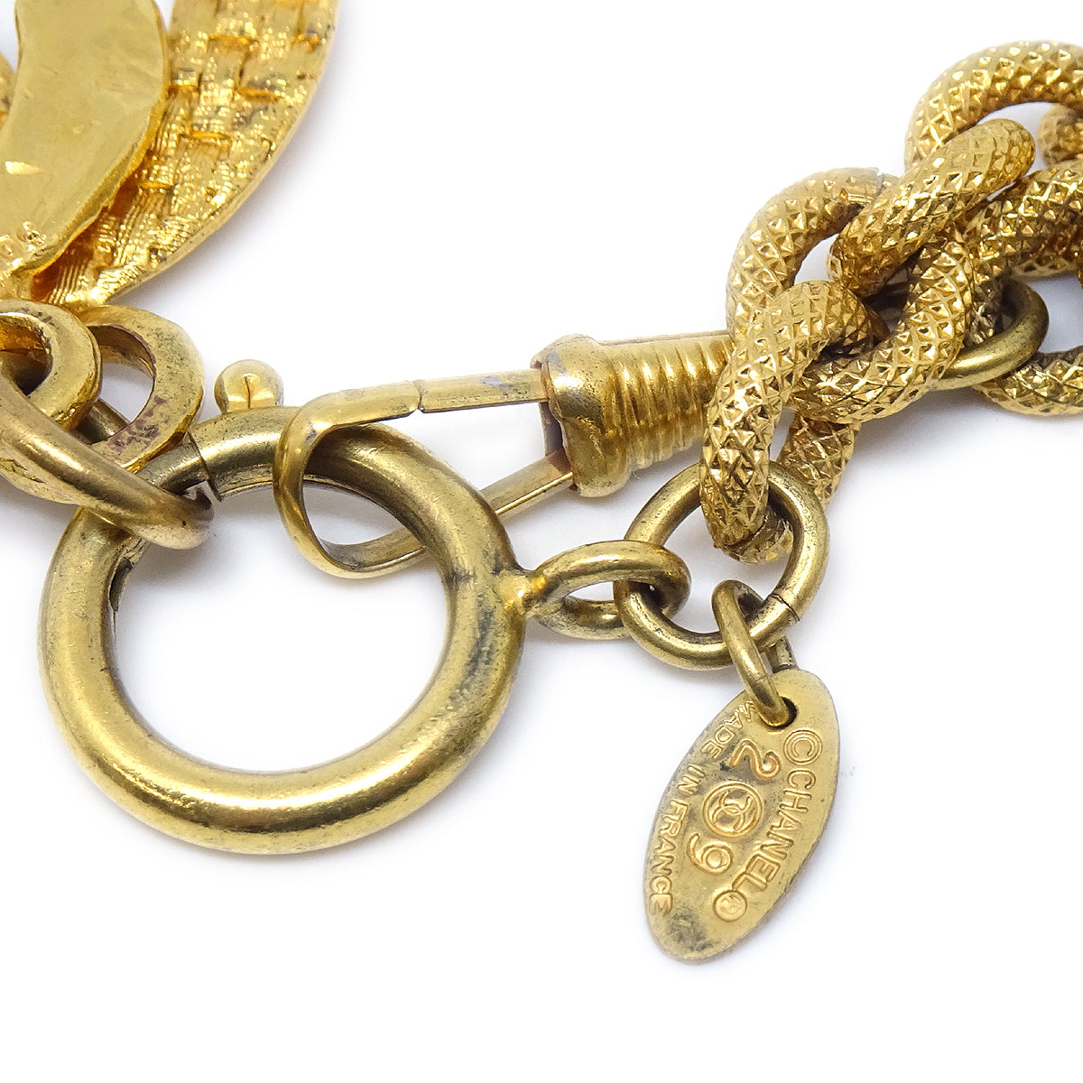 Luxury Chanel 1994 Gold Chain Pendant Necklace 6125/3052