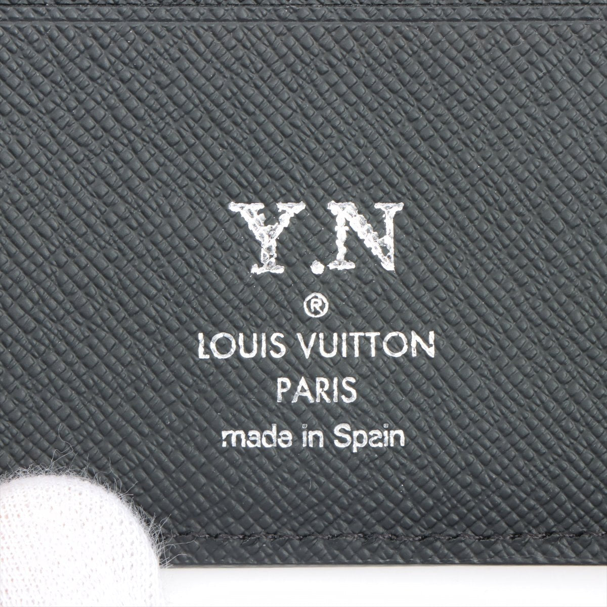 Louis Vuitton Taiga Portfolio Marco NM M30865 Black Wallet