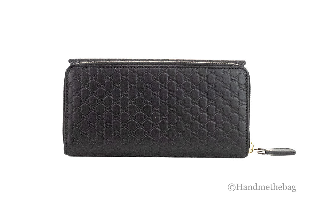 Luxury Gucci Microguccissima Monogram Logo Soft Margaux Leather Wallet