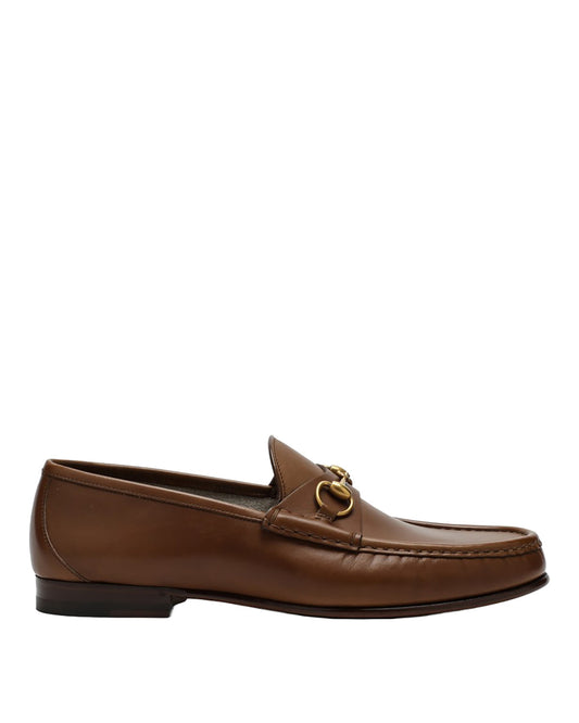 Luxury Gucci Trending 2025 BROWN MOCCASINS 1953 WITH HORSEBIT