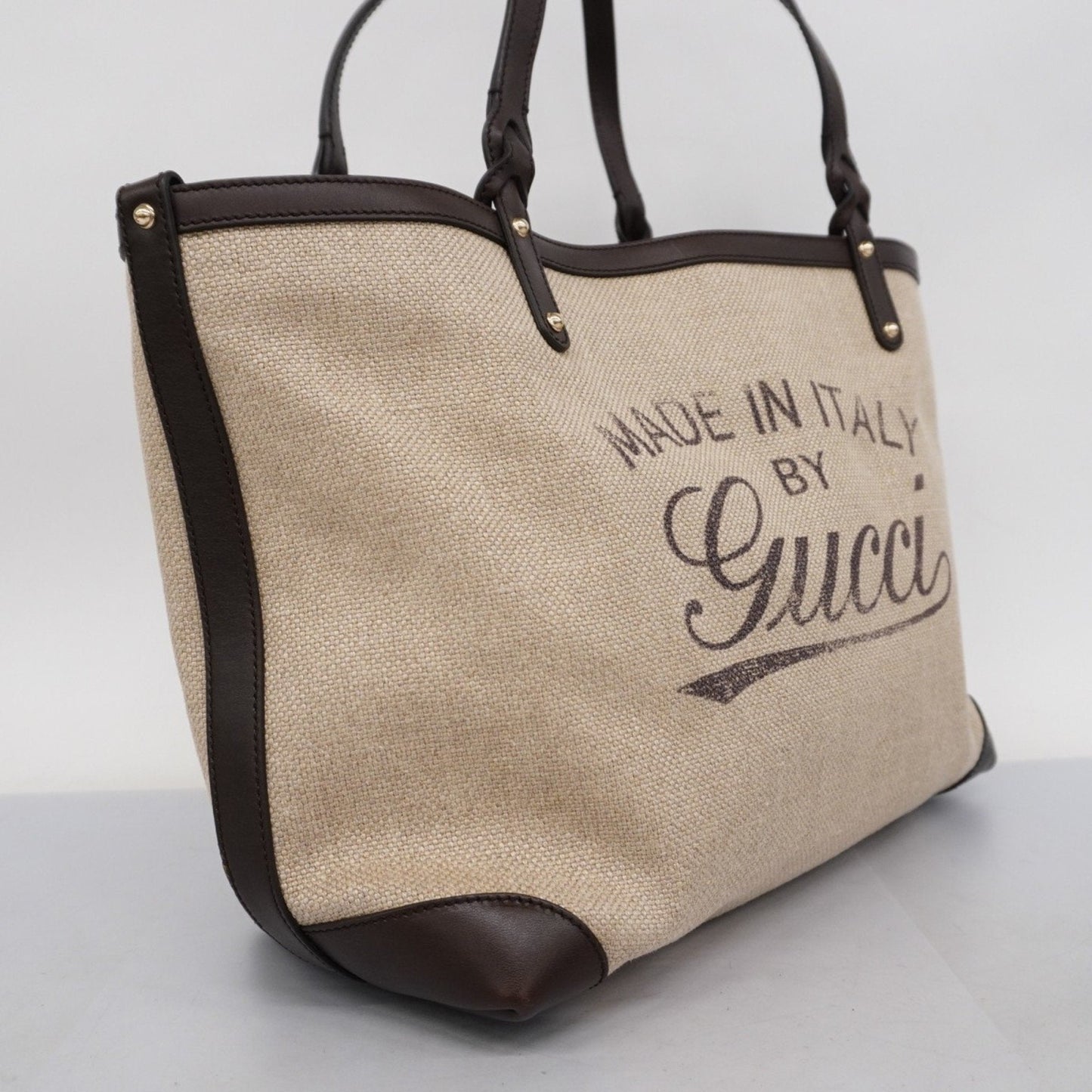 Gucci  Canvas Pouch Tote Bag