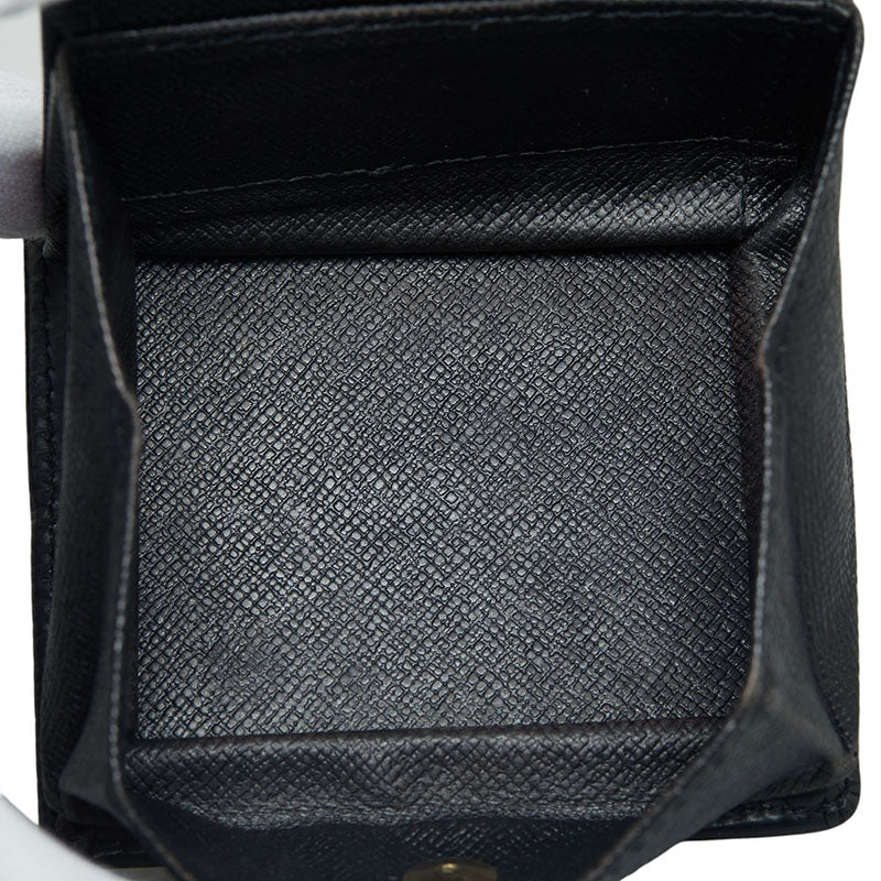 Louis Vuitton Epi Portmoney Boat Coin Case M63692 Noneir Black Leather  Louis Vuitton