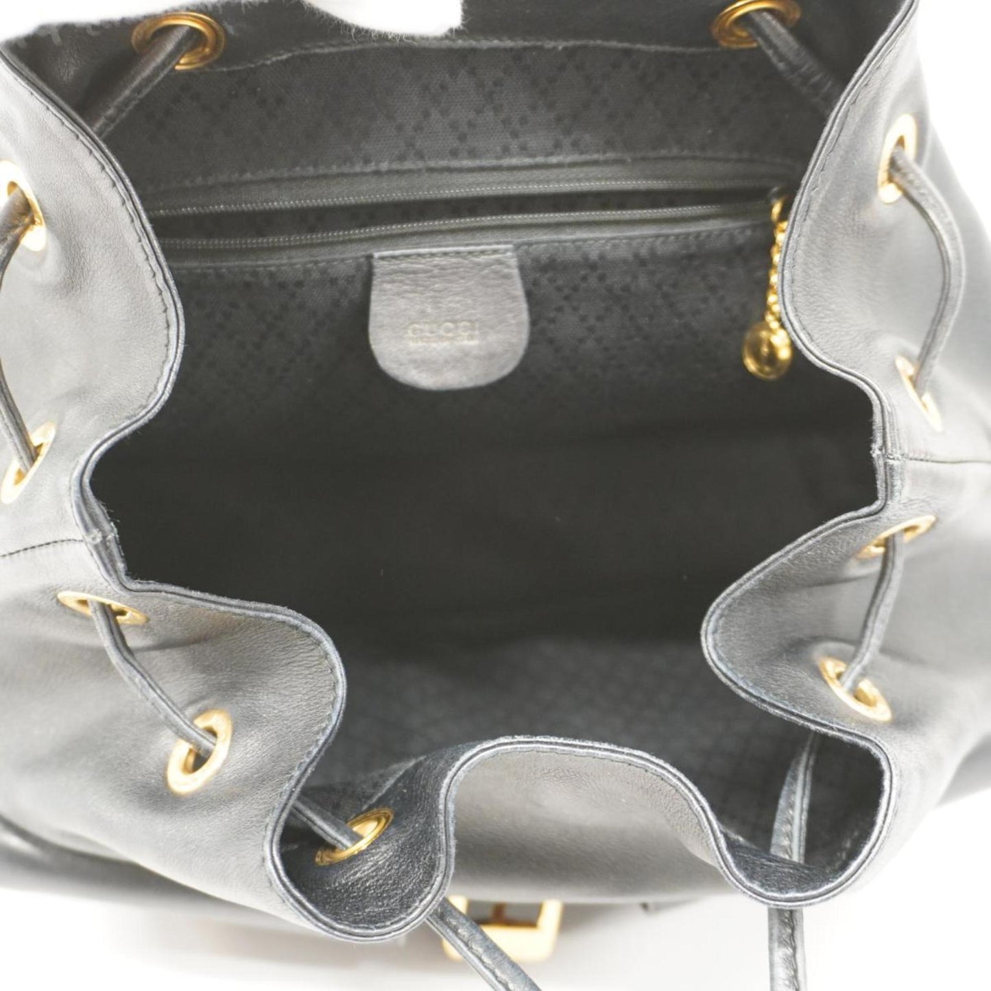 Luxury Gucci Trending 2025 Bamboo  Leather Backpack Bag ()
