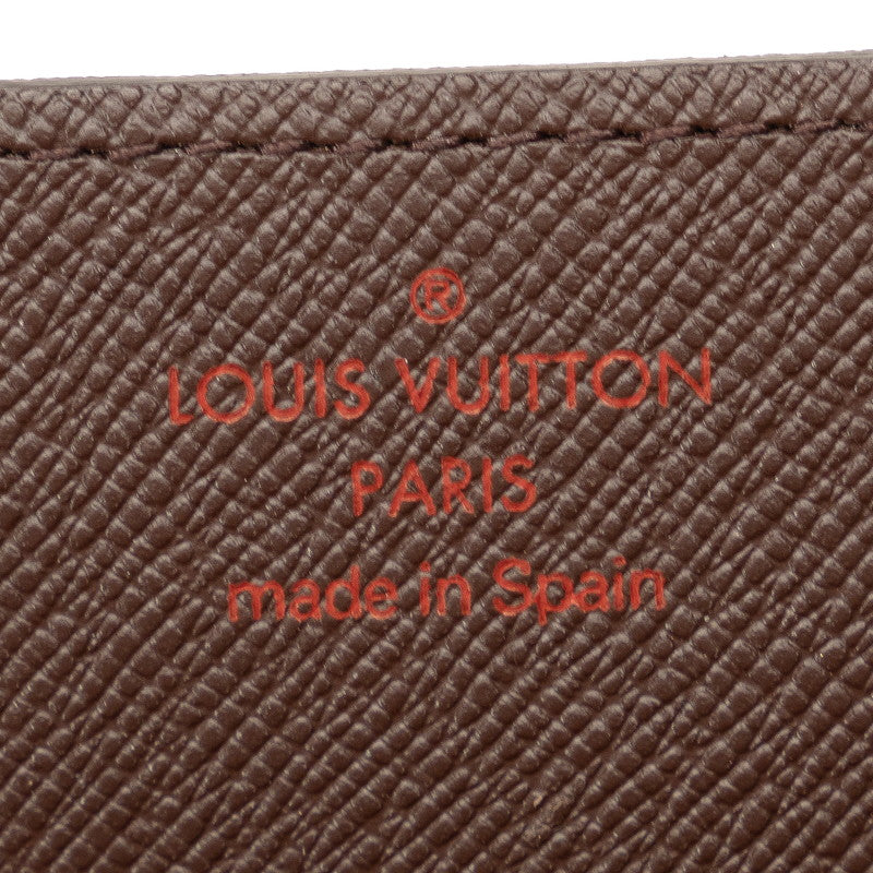 Louis Vuitton Damier Cardcase N62920 Brown PVC Leather