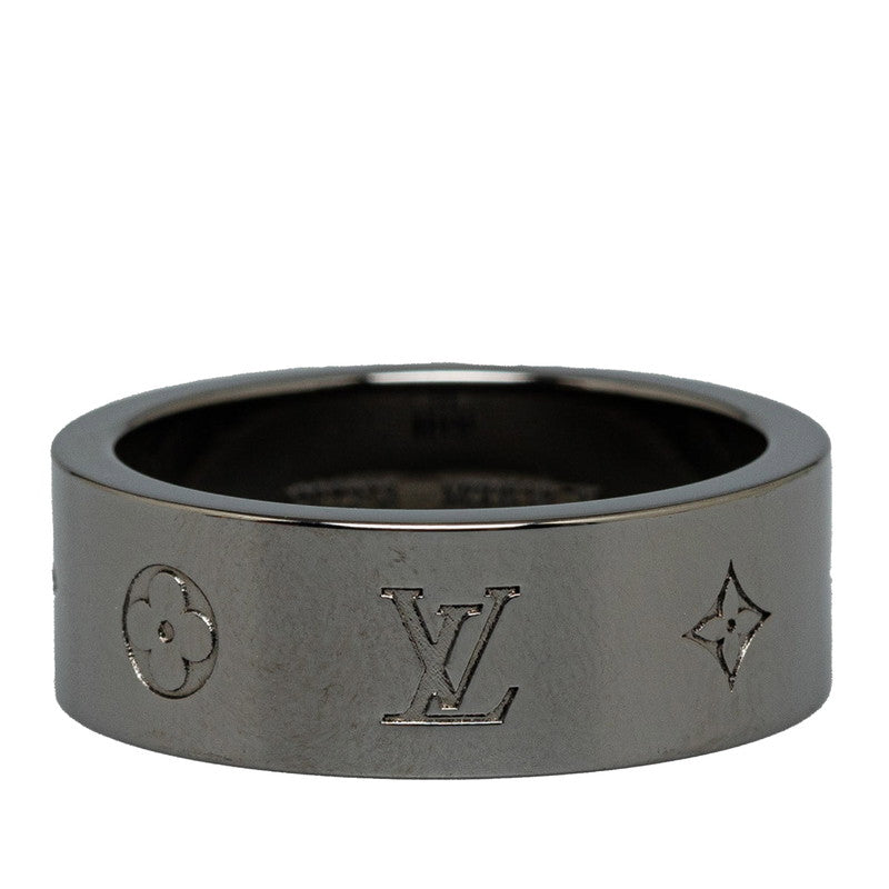 Louis Vuitton Monogram Nanogram Instinct Ring M00513 Silver Metal Men Louis Vuitton