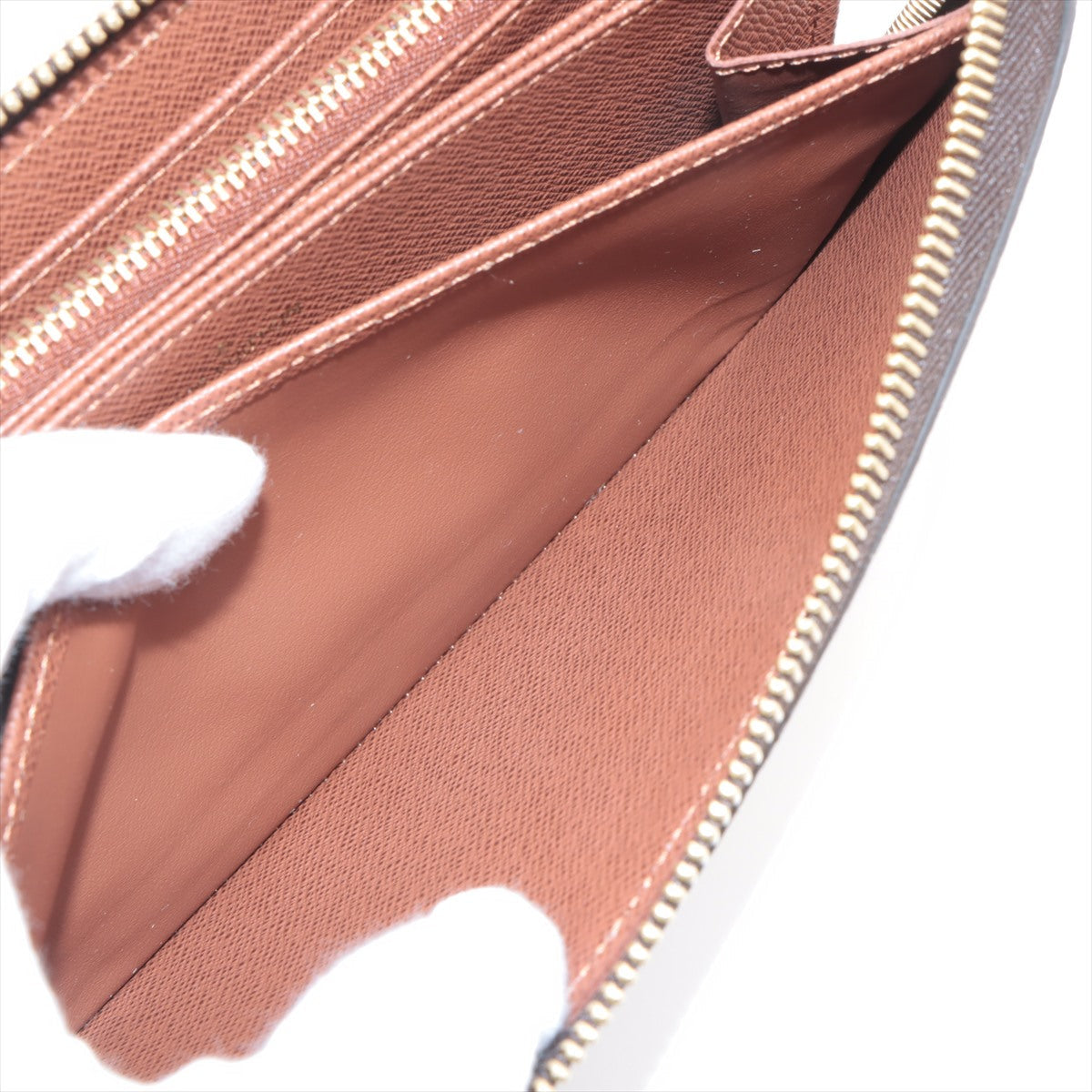 Louis Vuitton Monogram Zippyr Wallet M42616 Brown Round Zipper Wallet