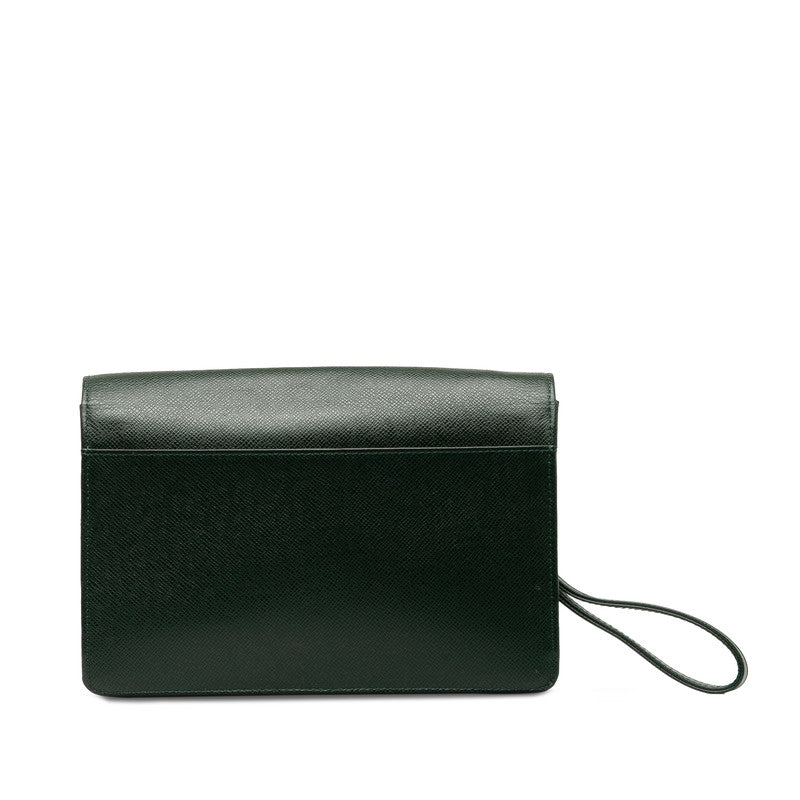 Louis Vuitton Taiga Selena Secundary Clutch Bag M30784 Epiious Green Leather Men Louis Vuitton