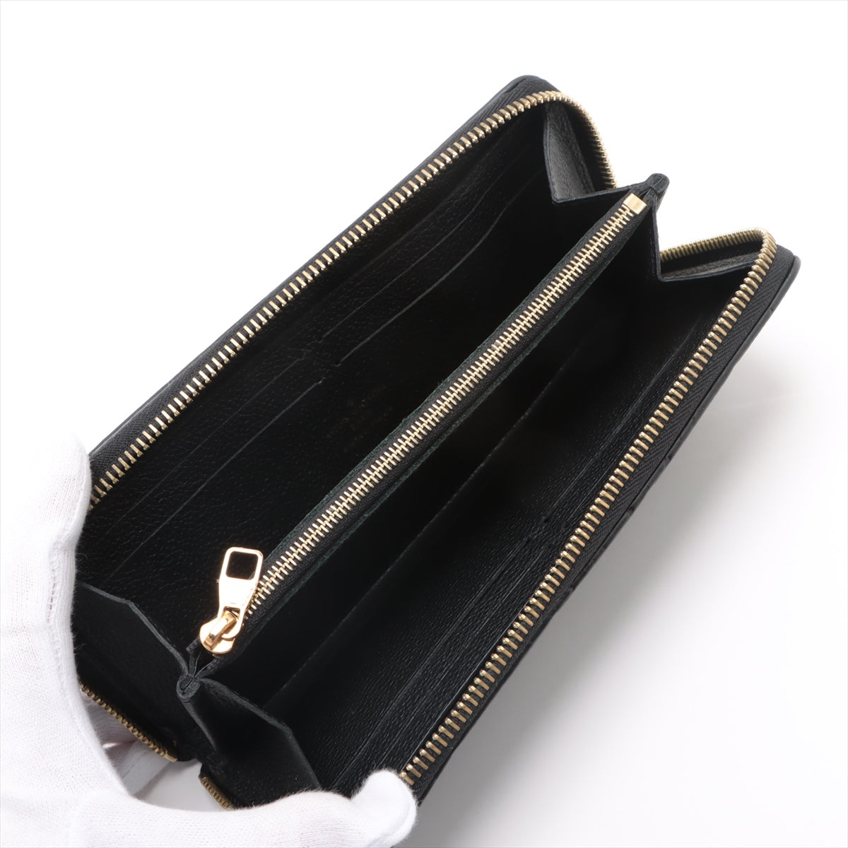Louis Vuitton Monogram Amplant Portfolio Clemence M60171 Noneir Round  Wallet