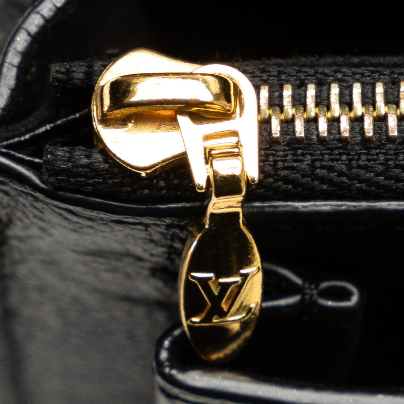Louis Vuitton Monogram Implant Portefolio Vavin Chain S Wallet M67839 Noneir Black  Leather  Louis Vuitton