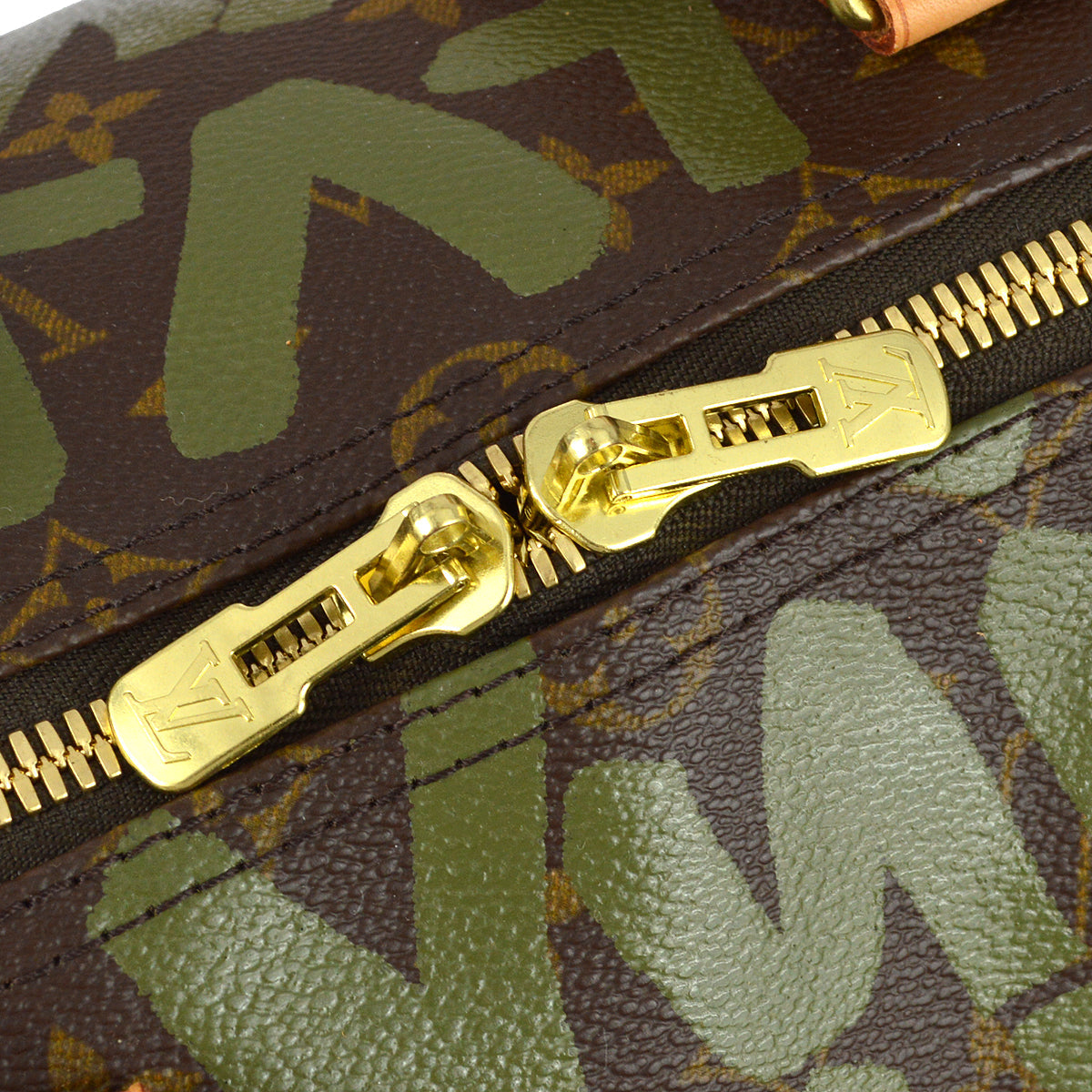 Louis Vuitton 2001 Monogram Graffiti Keepall 50 M92196