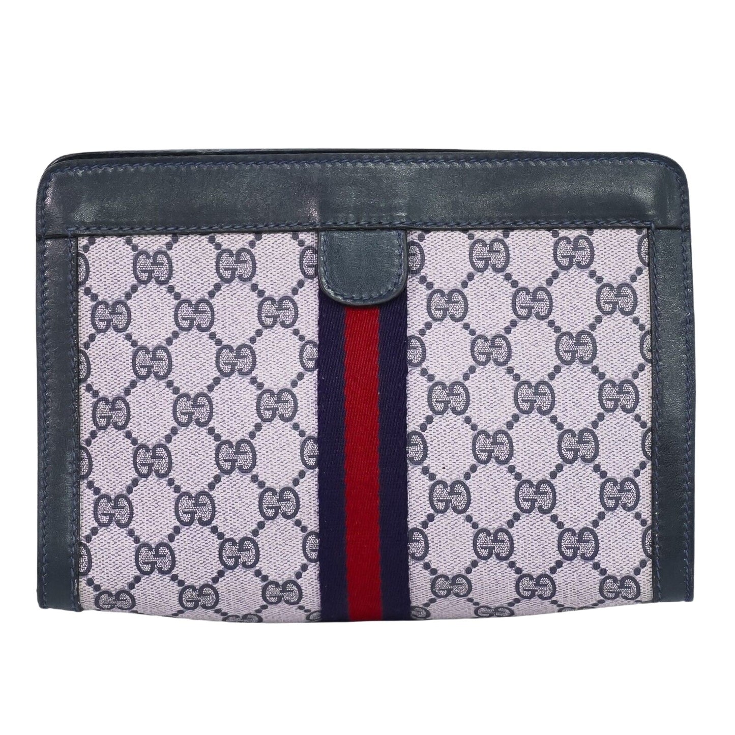 Gucci Gg Supreme  Canvas Clutch Bag ()