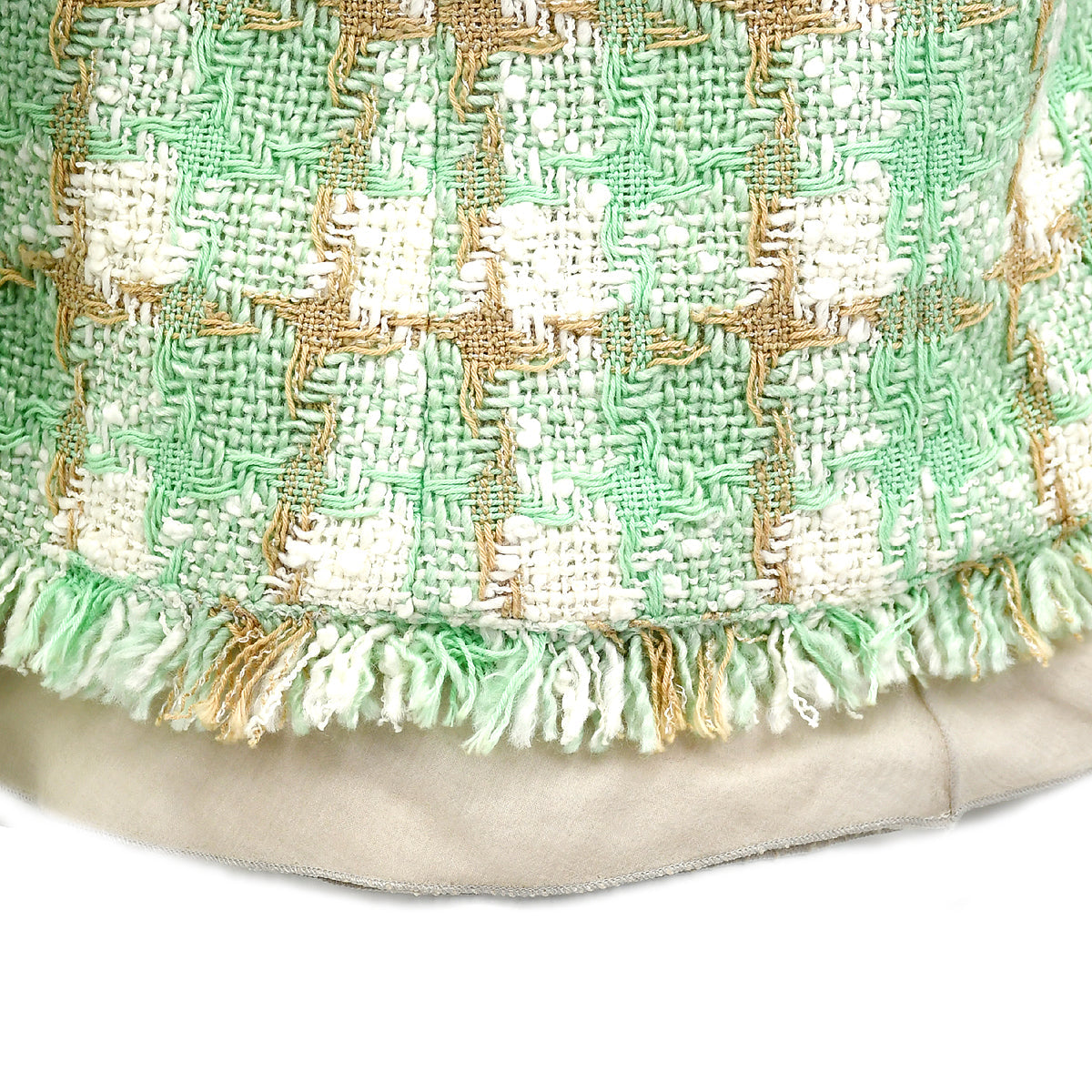 Chanel Collarless Jacket Green 23 #38