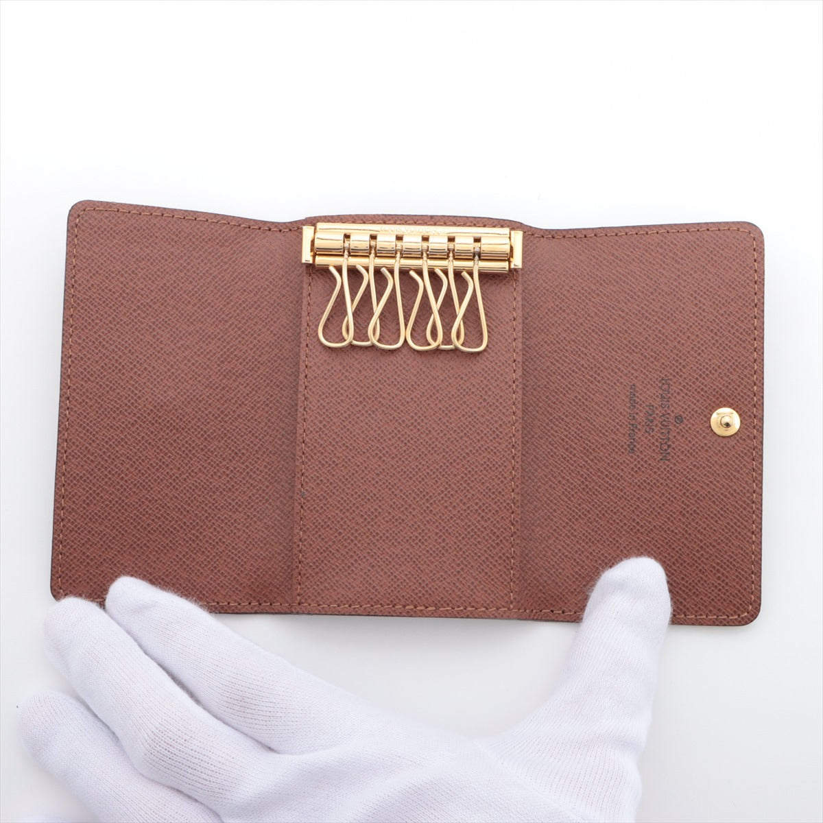 Louis Vuitton Monogram Multicell 6 M62630 Brown Keycase  Reaction