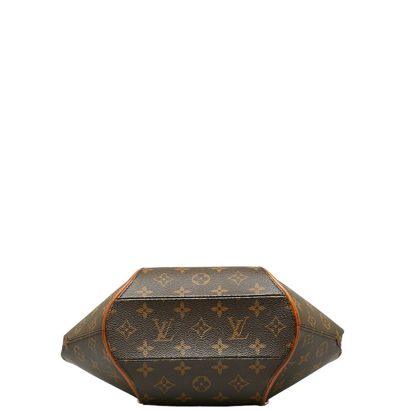 Louis Vuitton Monogram Ellipse PM Handbag M51127 Brown PVC Leather  Louis Vuitton