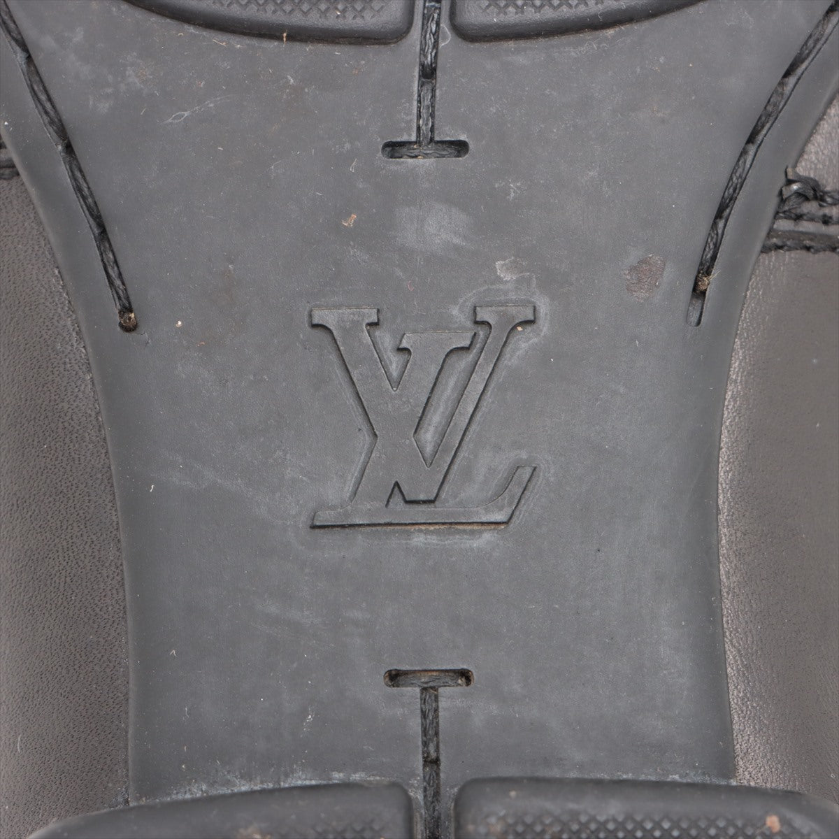 Louis Vuitton 11 Years 7  Leather Shoes Black FD0161