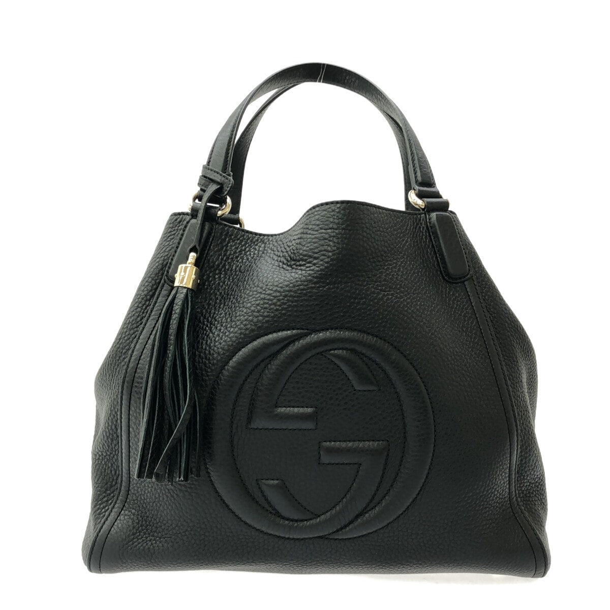 Luxury Gucci Trending 2025 Soho  Leather Tote Bag ()
