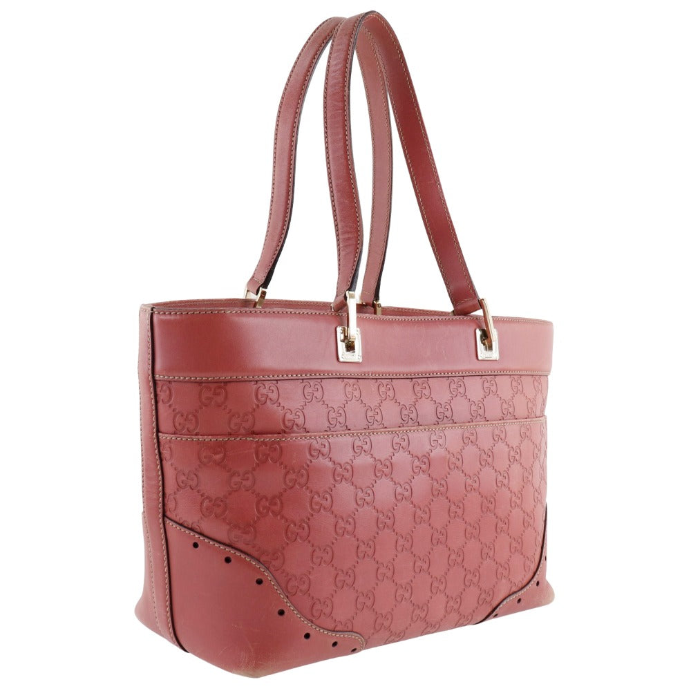 Gucci Shima Line  Leather Tote Bag