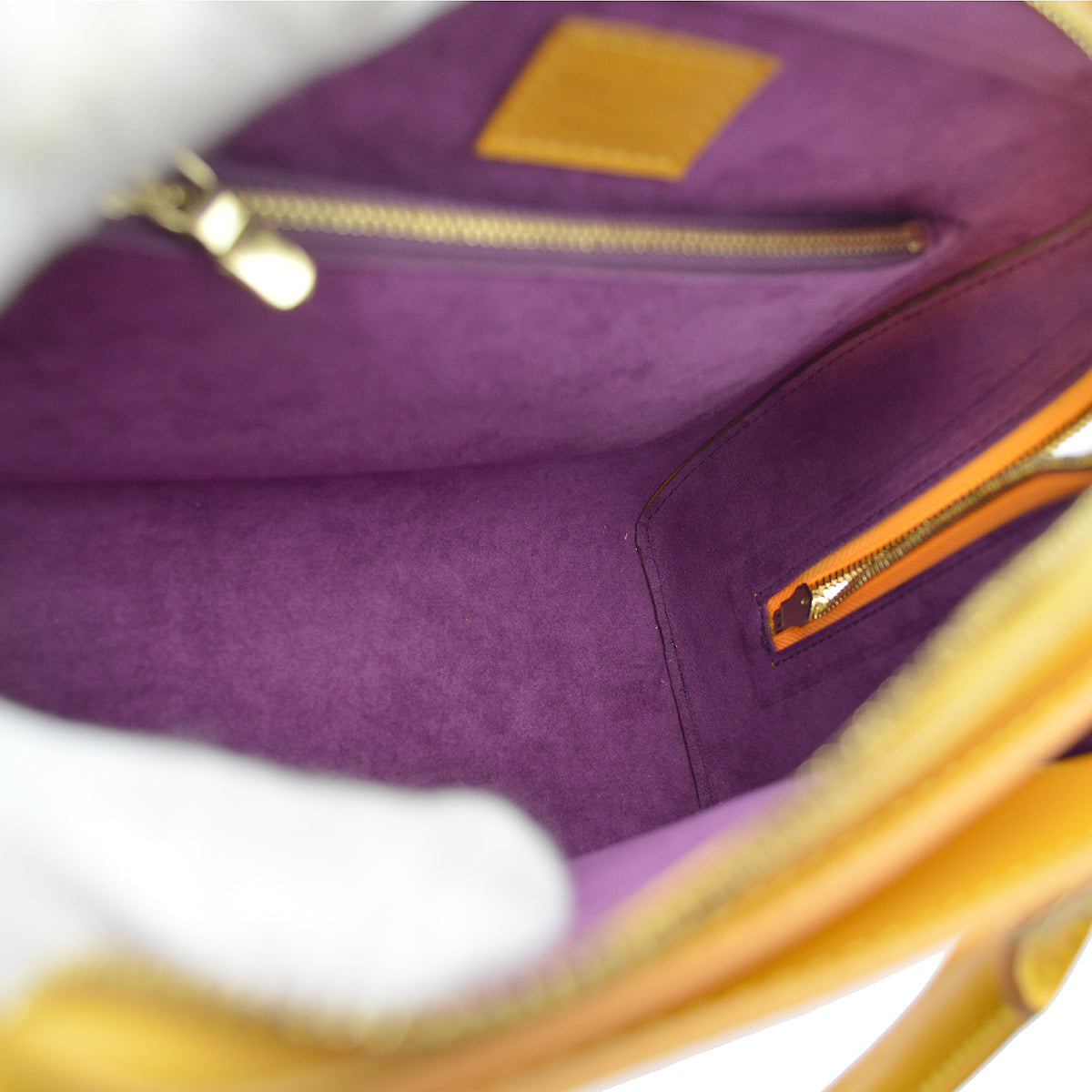 Louis Vuitton 1998 Yellow Epi Pont Neuf Handbag M52059