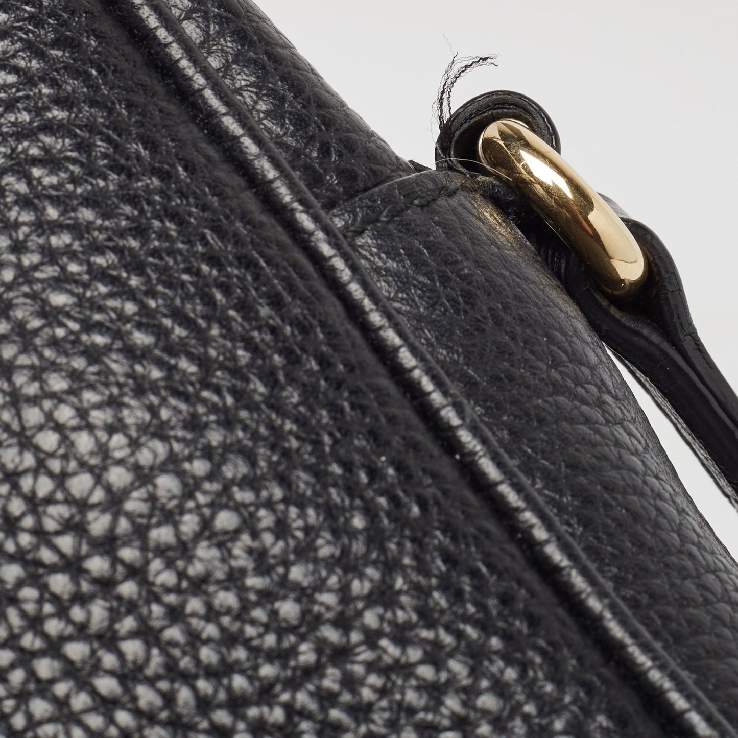 Gucci Black Leather Small Soho Disco Crossbody Bag