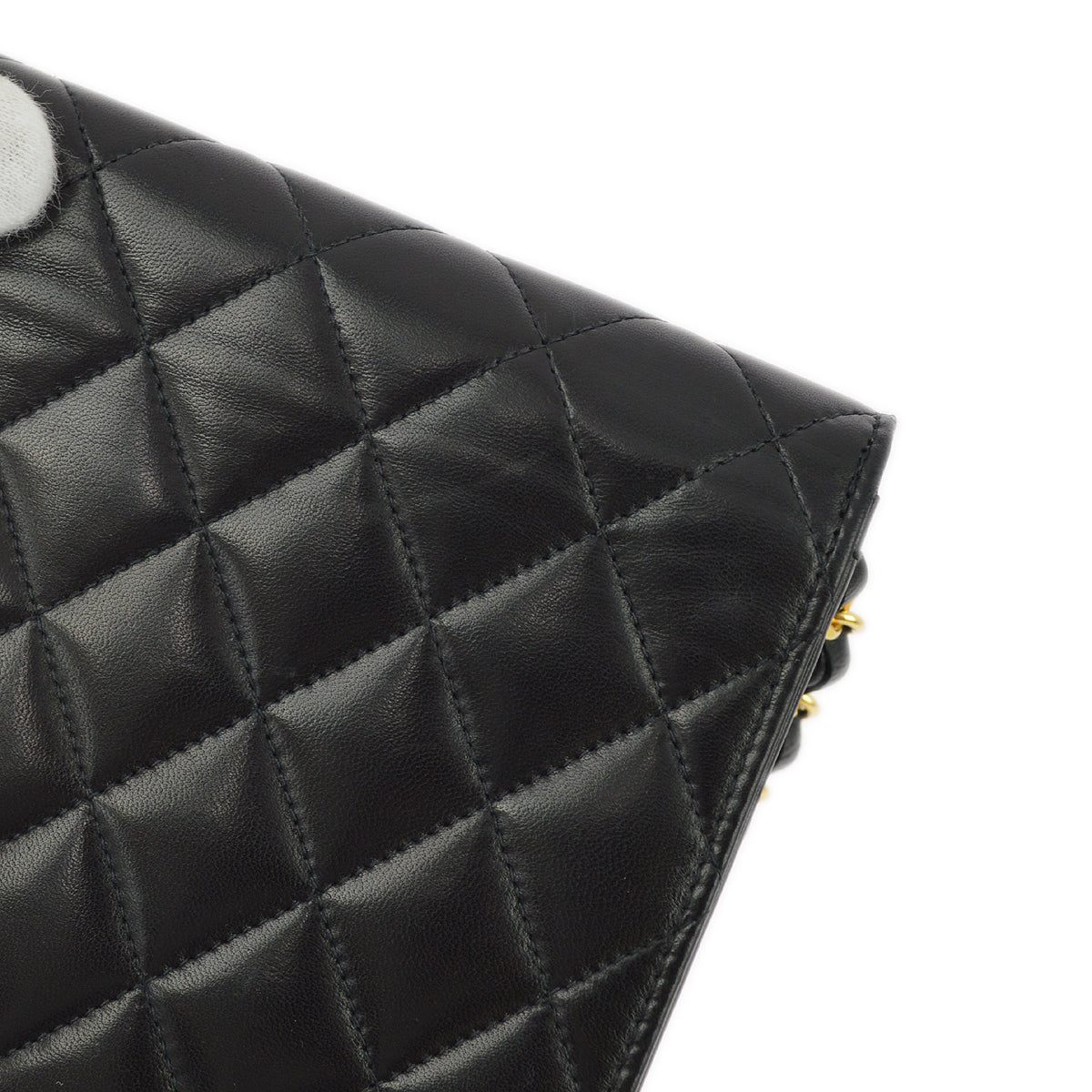 Chanel 2001-2003 Lambskin Turnlock Medium Half Flap Shoulder Bag