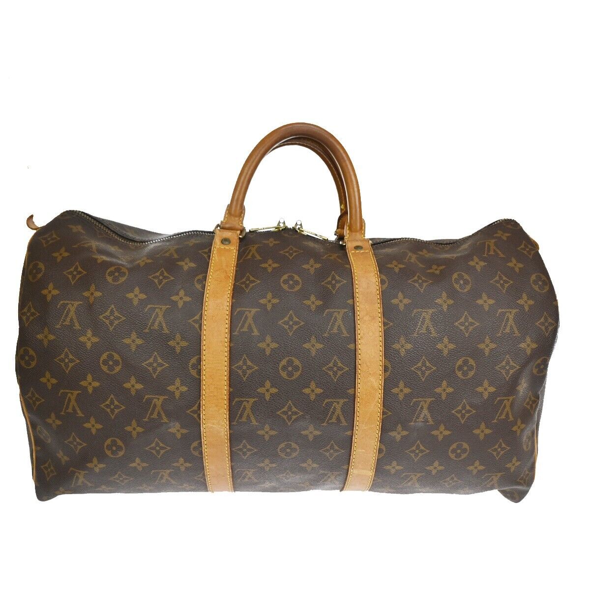 Louis Vuitton Keepall 50  Canvas Travel Bag ()
