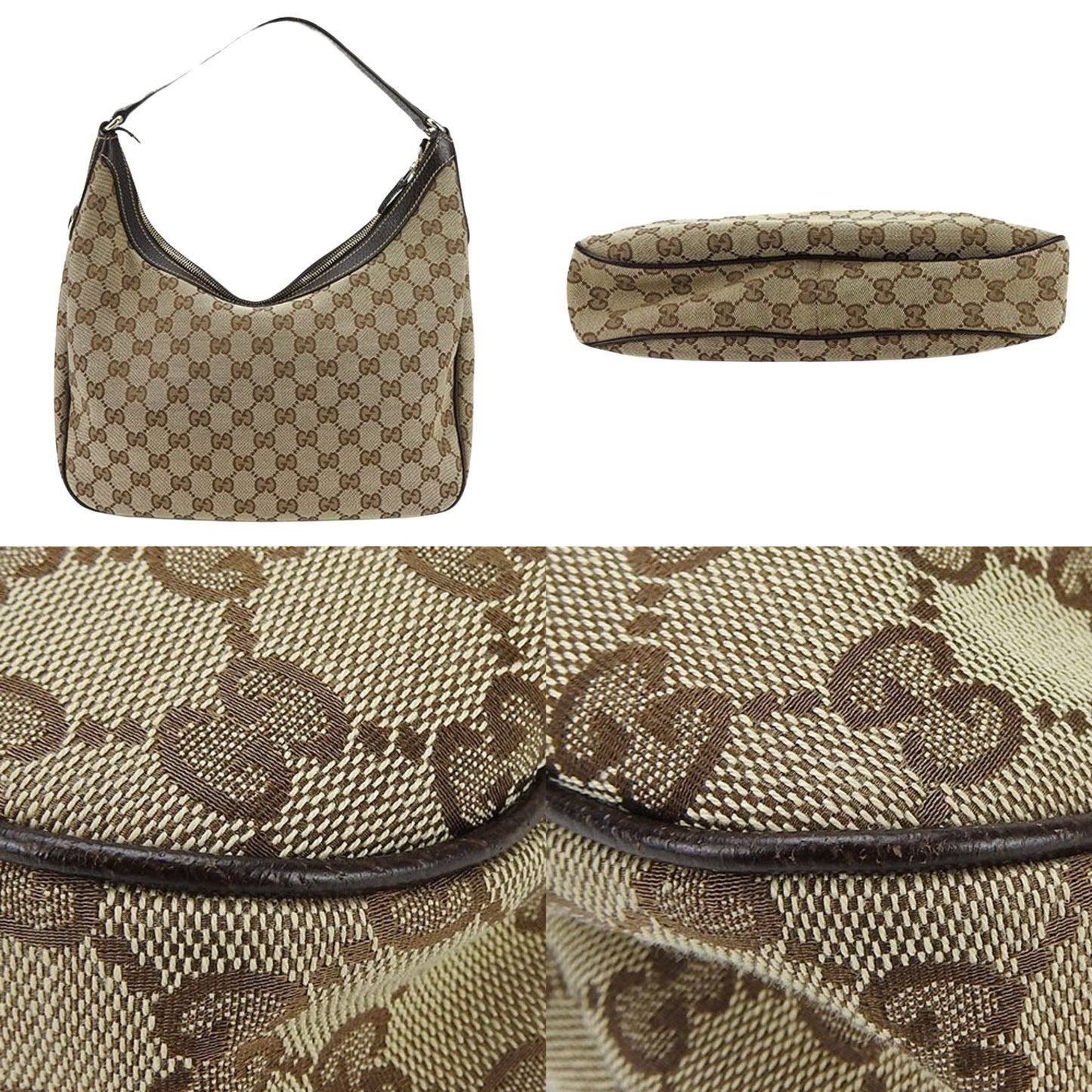Luxury Gucci Trending 2025 Gg Canvas  Canvas Shoulder Bag ()