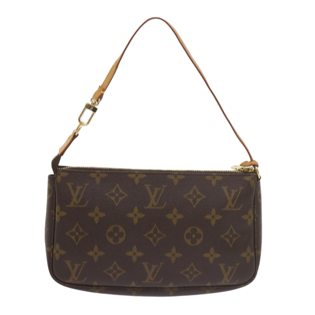 Louis Vuitton Pochette Accessoire  Canvas Clutch Bag ()