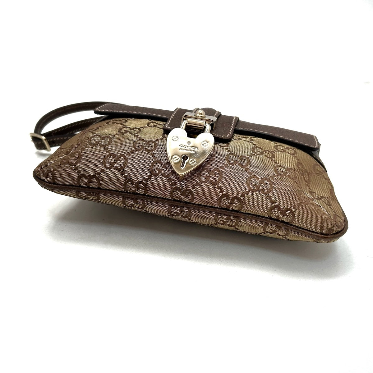 Luxury Gucci Trending 2025 Heart  Canvas Shoulder Bag ()