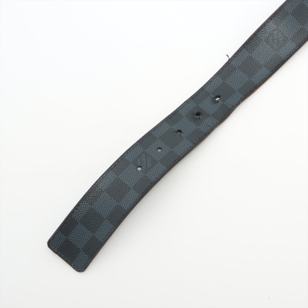 Louis Vuitton M0087 Sanctuary LV Initial 40MM AC1200 Belt 85/34 GP x PVC Black