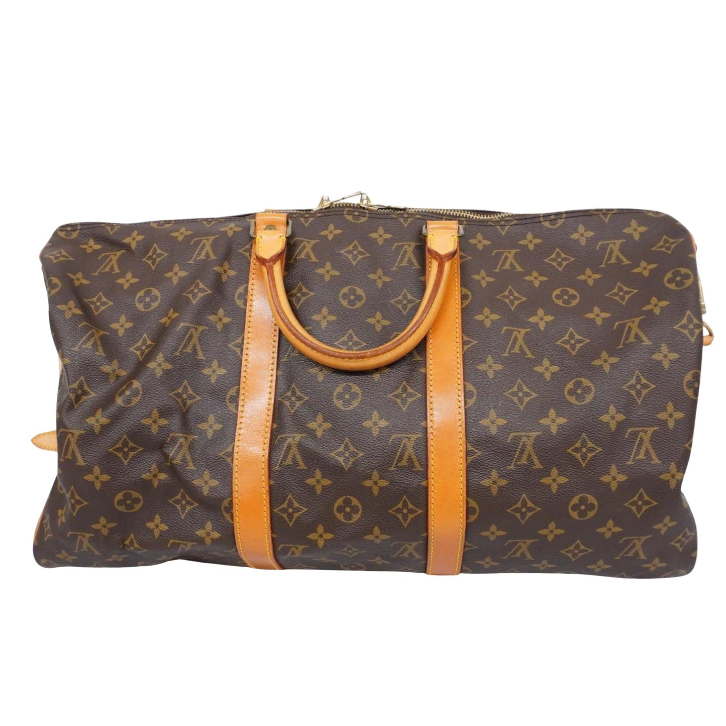 Louis Vuitton Keepall Bandouliere 50  Canvas Travel Bag ()