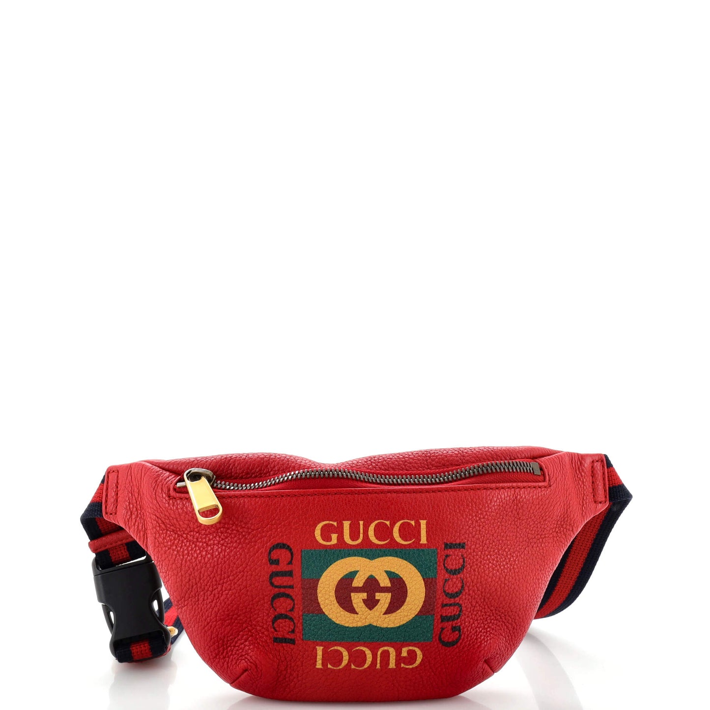 Luxury Gucci Trending 2025 Logo Belt Bag Printed Leather Small