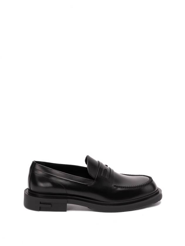 Luxury Fendi Frame Loafers Black