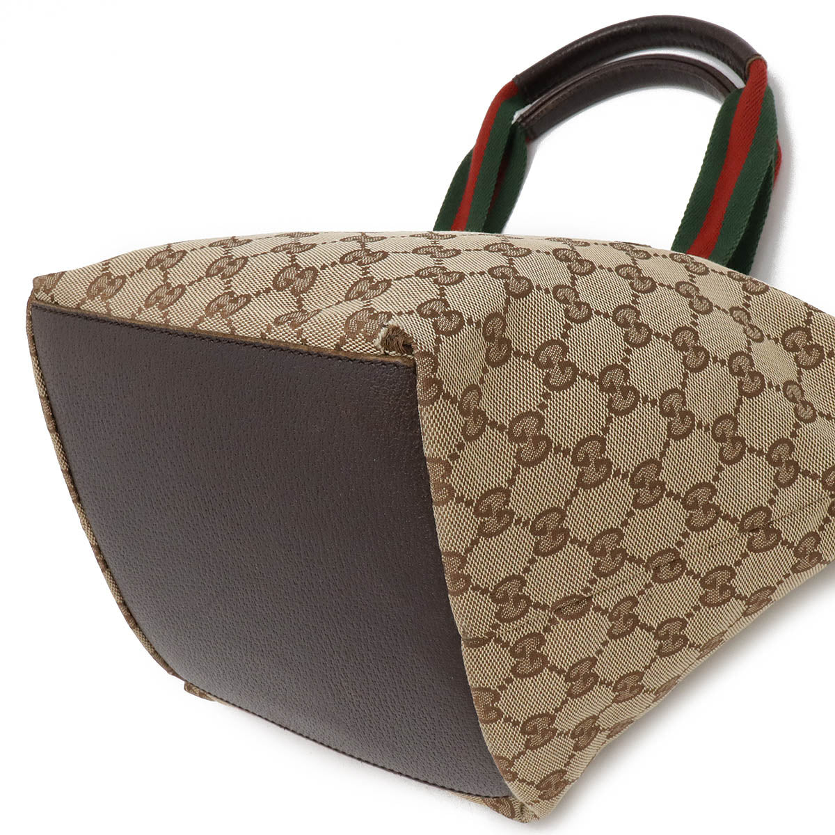 Gucci GG Canvas Sherry Line Tote Bag