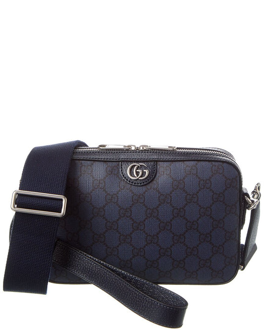 Luxury Gucci Trending 2025 Ophidia GG Supreme Canvas & Leather Shoulder Bag