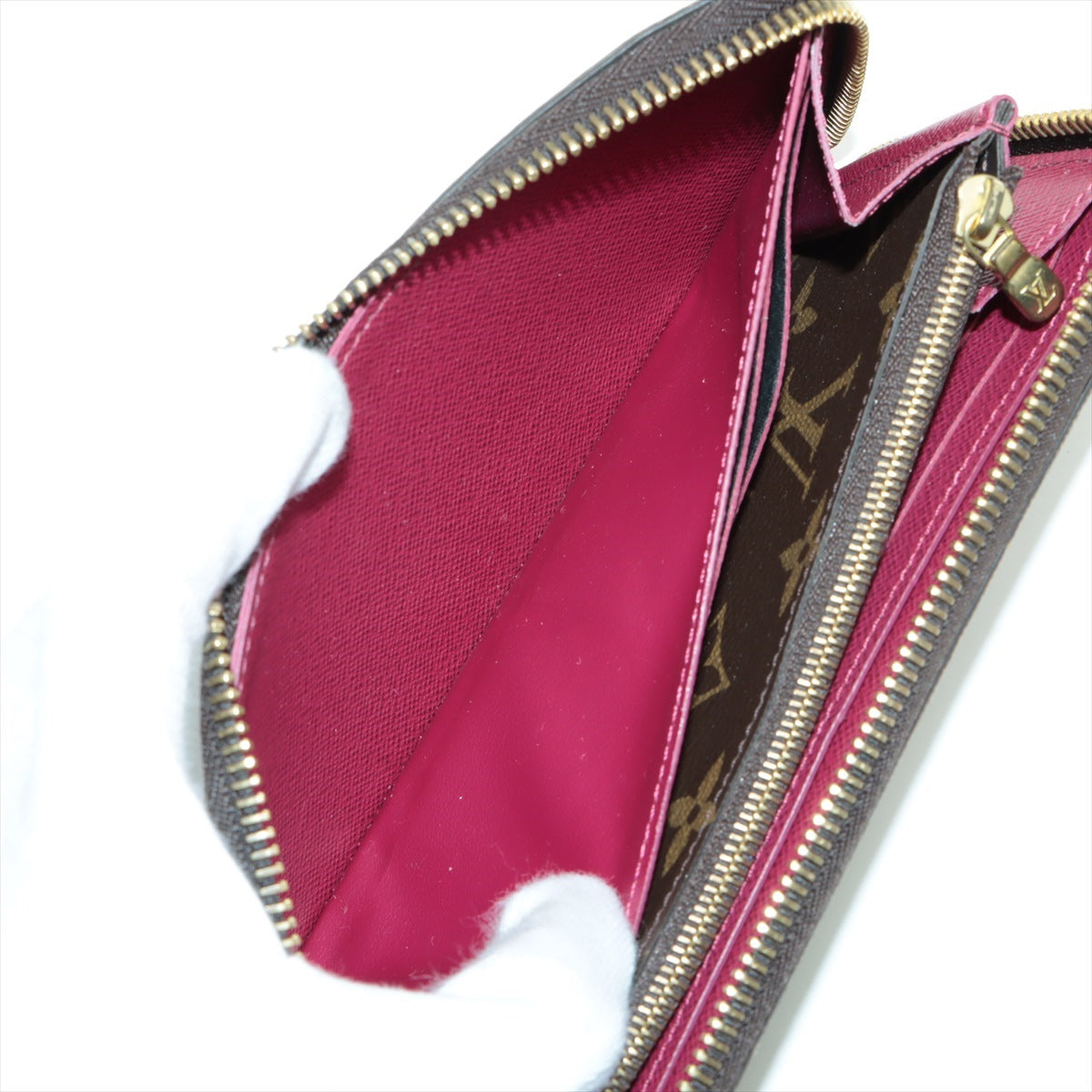 Louis Vuitton Monogram Portfolio Clemens M60742 Round  Wallet