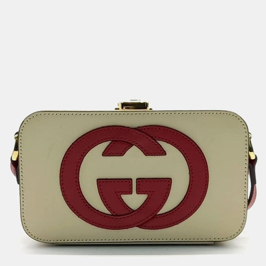 Luxury Gucci Trending 2025 Beige Interlocking G Mini Crossbody bag