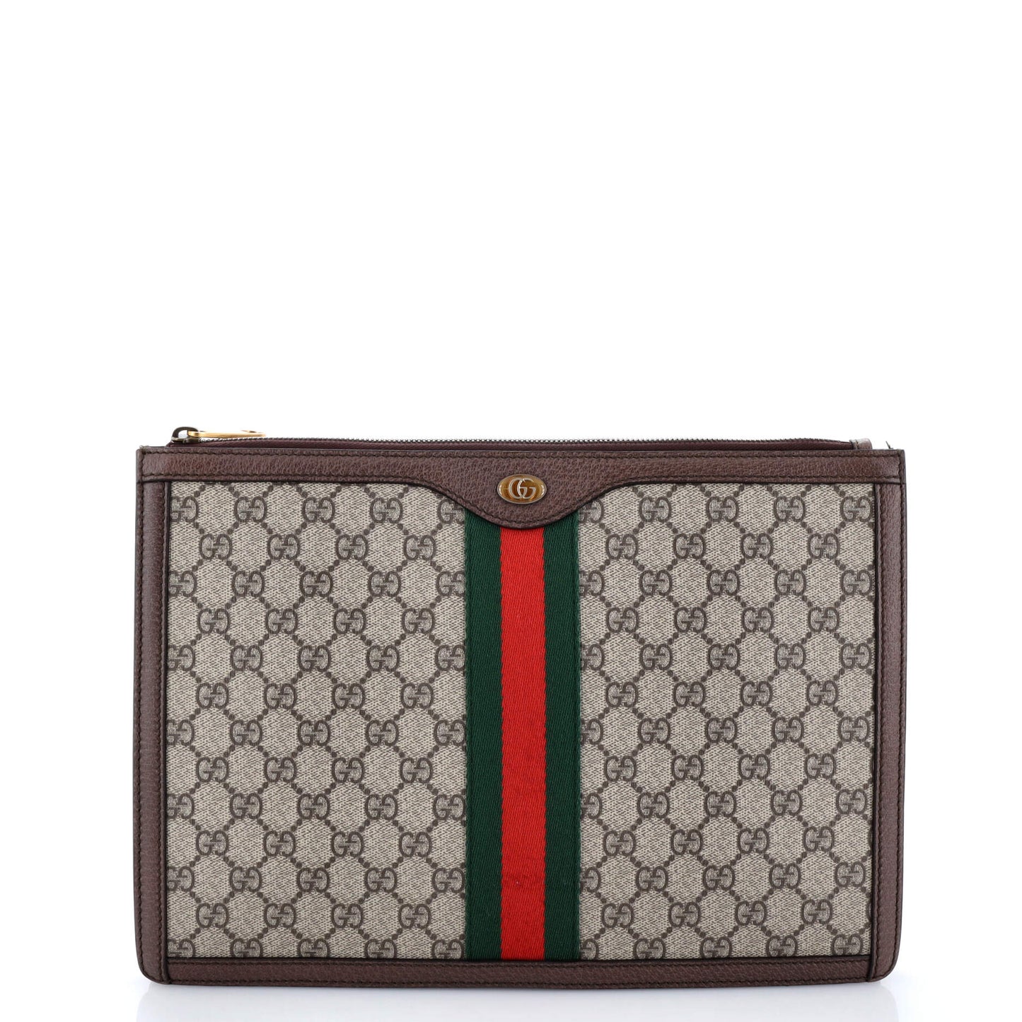 Luxury Gucci Trending 2025 Ophidia Portfolio Pouch GG Coated Canvas Medium