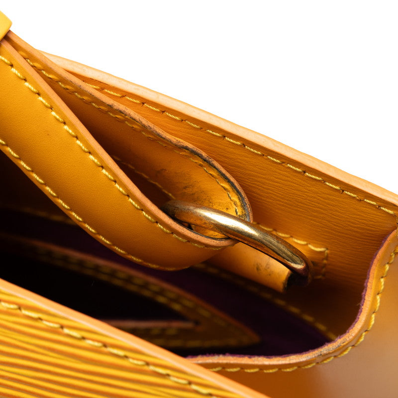 Louis Vuitton Epi Clooney Shoulder Bag M52259 Tasili Yellow Leather  Louis Vuitton