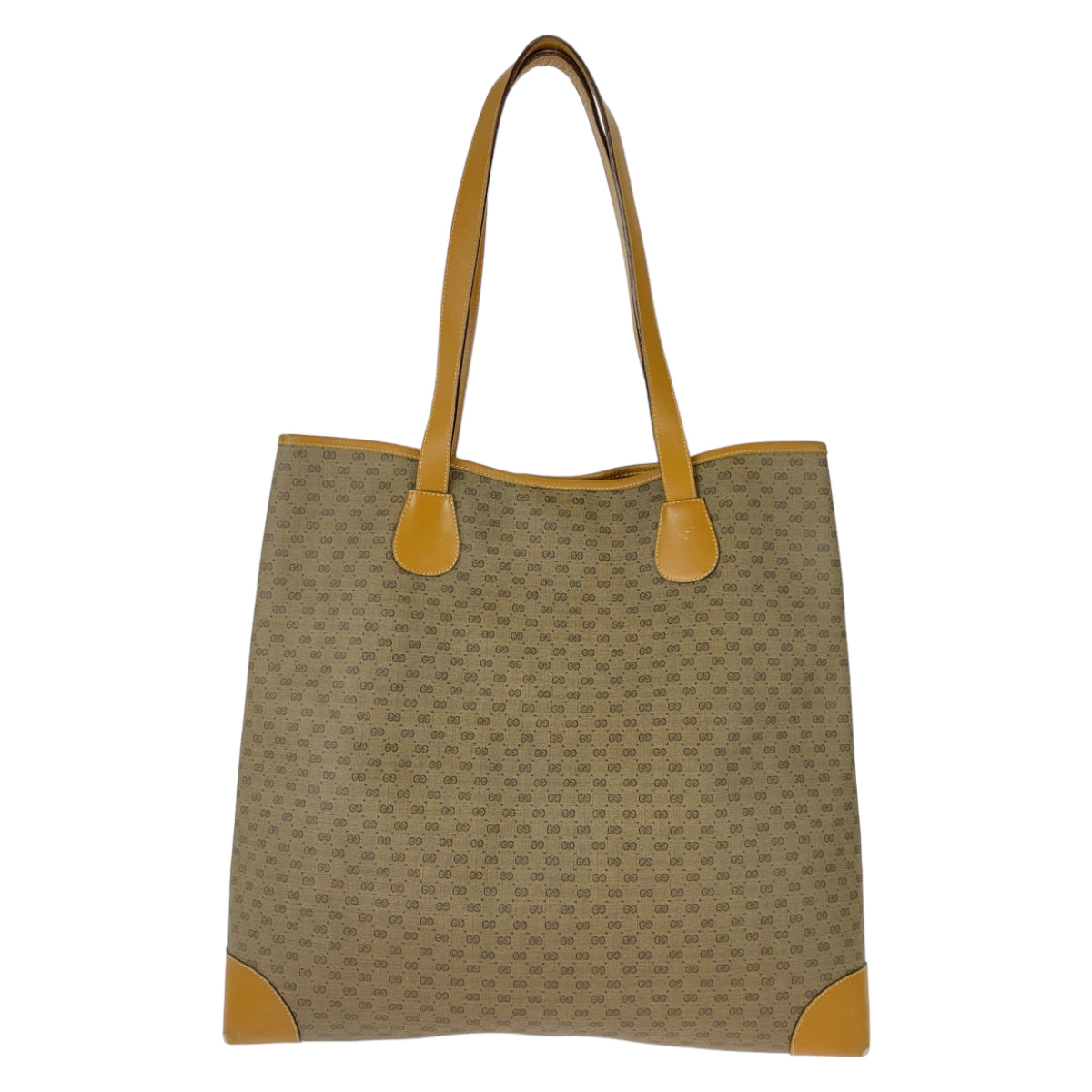 Luxury Gucci Trending 2025 Vintage GG Supreme Canvas/Leather Tote Bag