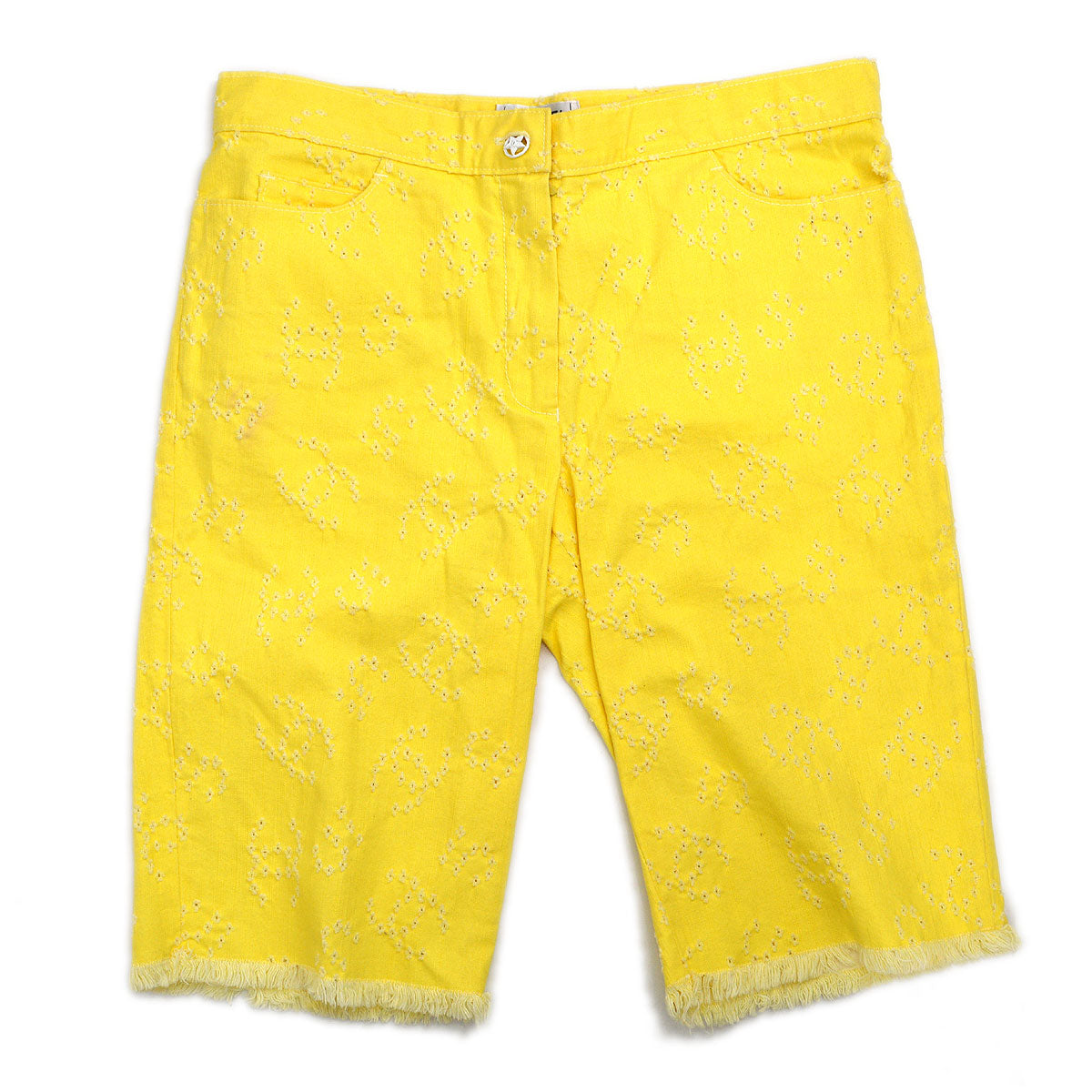 Luxury Chanel 2006 Spring broderie anglaise logo bermudas #38